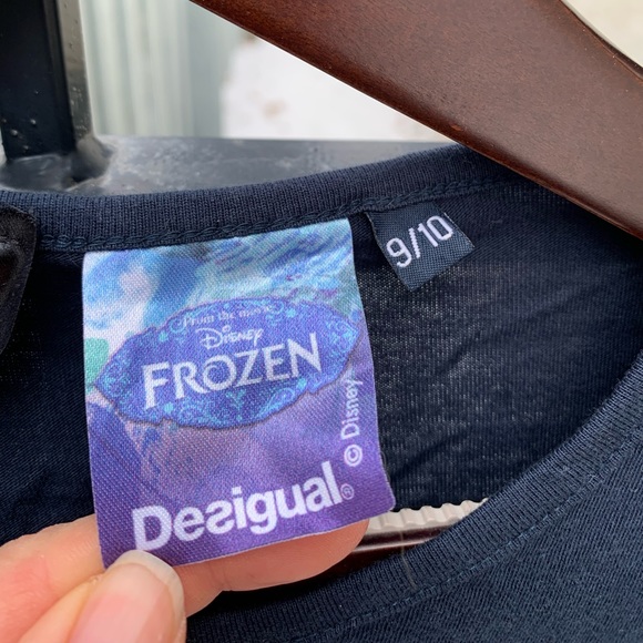 Frozen dress with sequin character faces - Picture 2 of 5